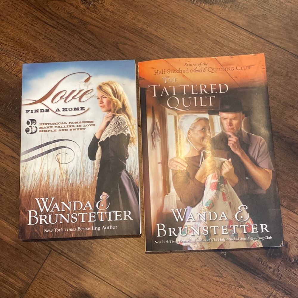 Wanda E. Brunstetter Love Finds a Home & The Tattered Quilt